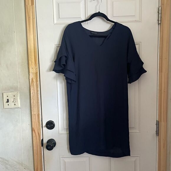 Banana Republic Navy Blue Dress Size 2 - Picture 1 of 4